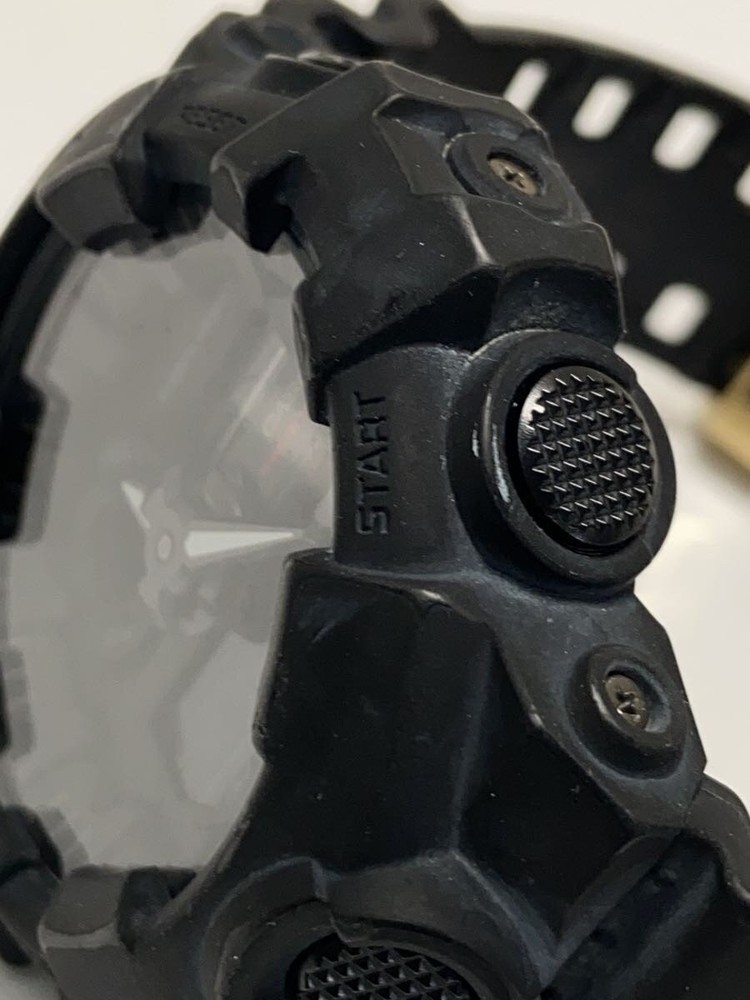 CASIO Quartz Watch G SHOCK Digital Analog Rubber BLK BLK