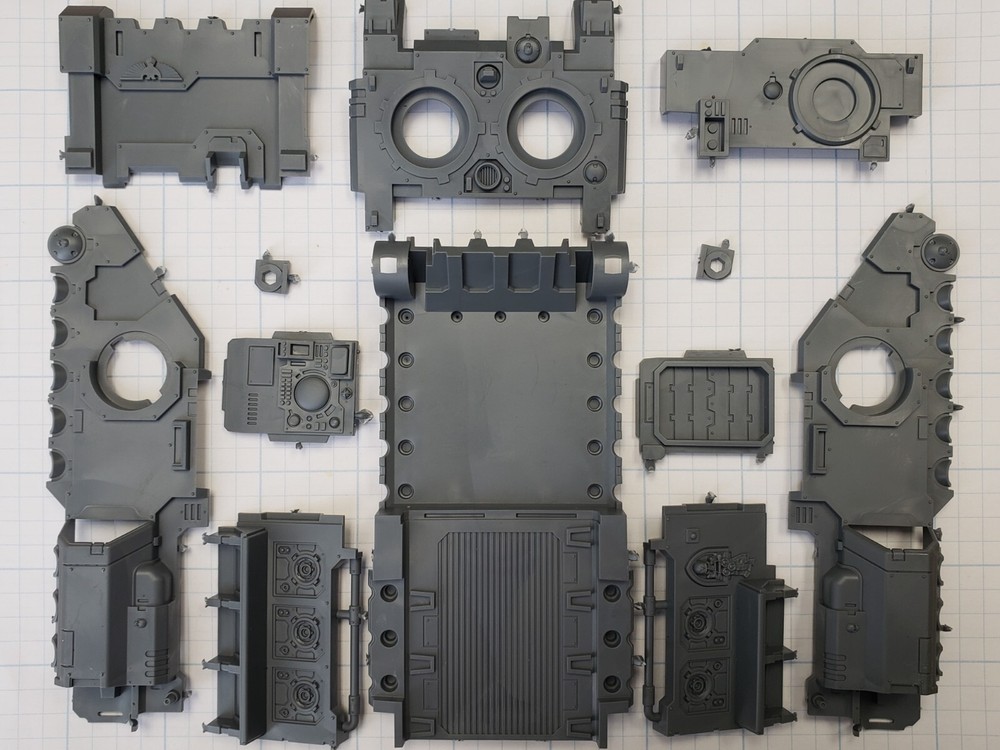 40k Space Marine Bits Primaris Gladiator Vehicle Hull Interior & Side Set
