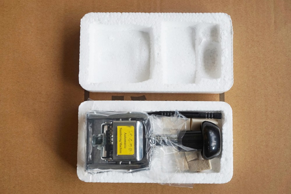 Automatic Numbering Machine, Auto Jump 5-Digits, Number Stamp Self Inking Stamp