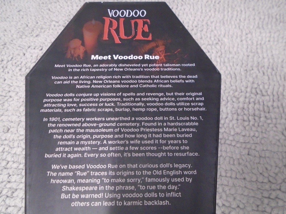 US Ghost Voodoo Rue Doll