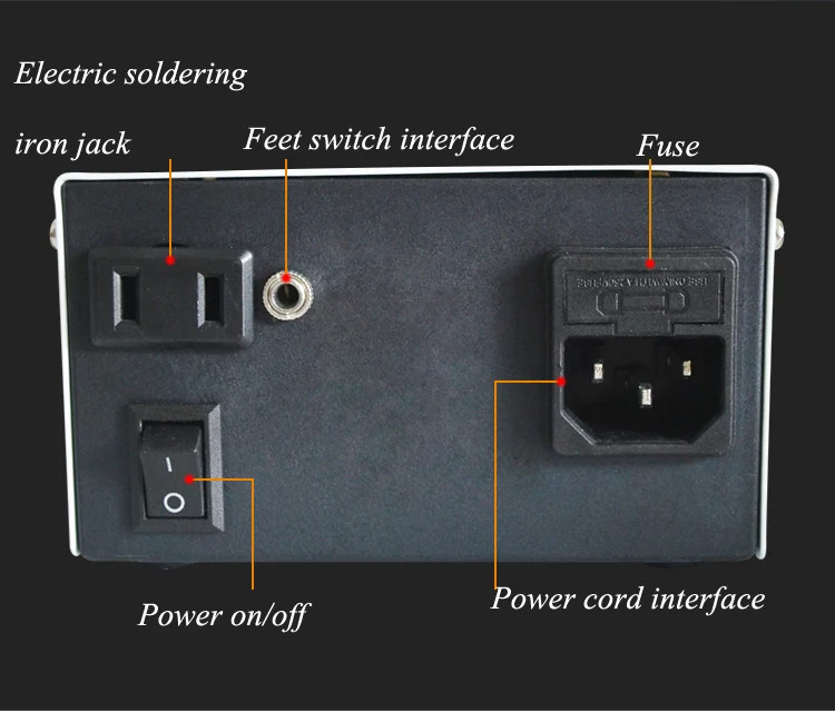 Automatic Tin Soldering Machine Pedal Control Soldering Tin Machine Temperature