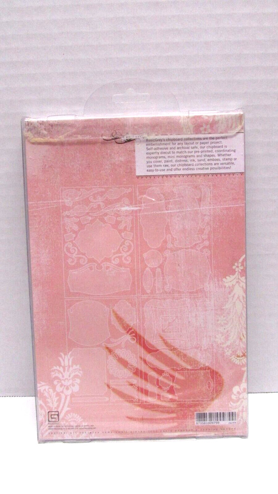 Basic Grey (Un) Dressed Periphery Chip Board chipboard pieces - NEW