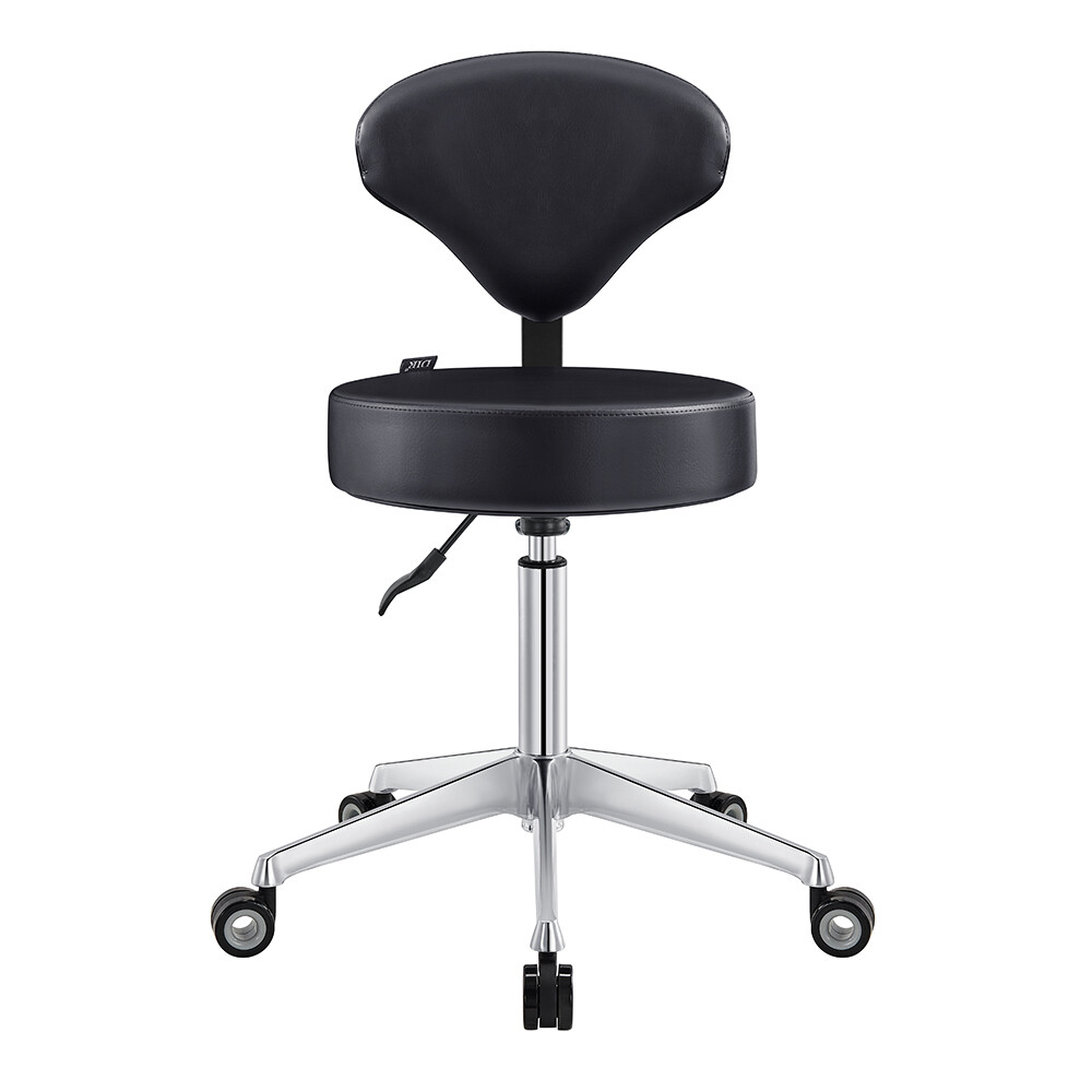 Roller Stool Medical Office All Purpose Adjustable Stool with Easy Glide Wheels