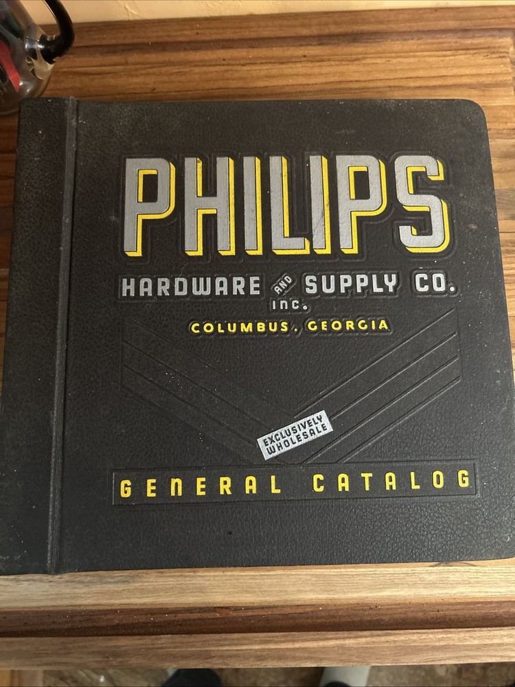 1954 PHIILIPS Hardware Tools Supplies General Catalog