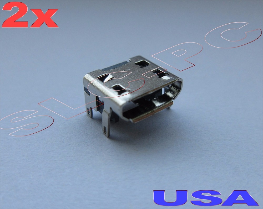2x Micro USB Charging Charger Port OEM Replacement for JBL Bluetooth Speaker