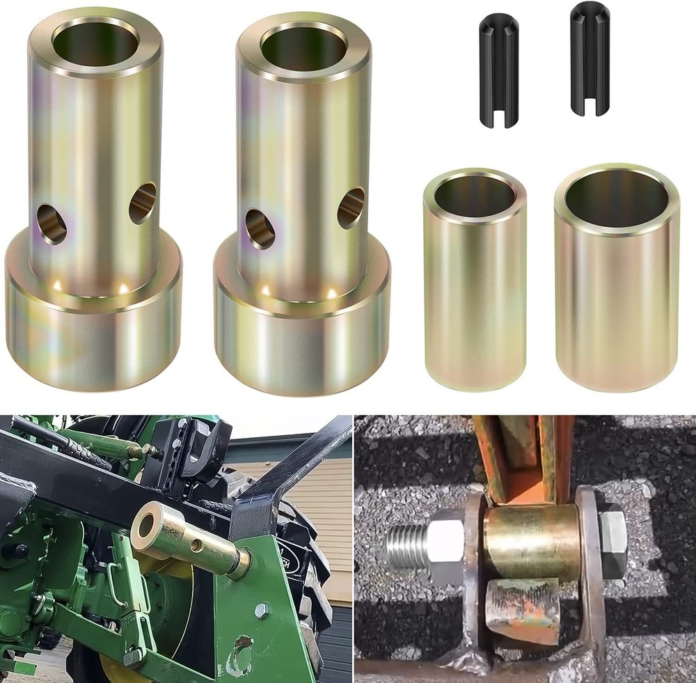 4Set Cat 1 Quick Hitch Adapter Bushing Kit For Category 1 3-Point Hitch TK95029
