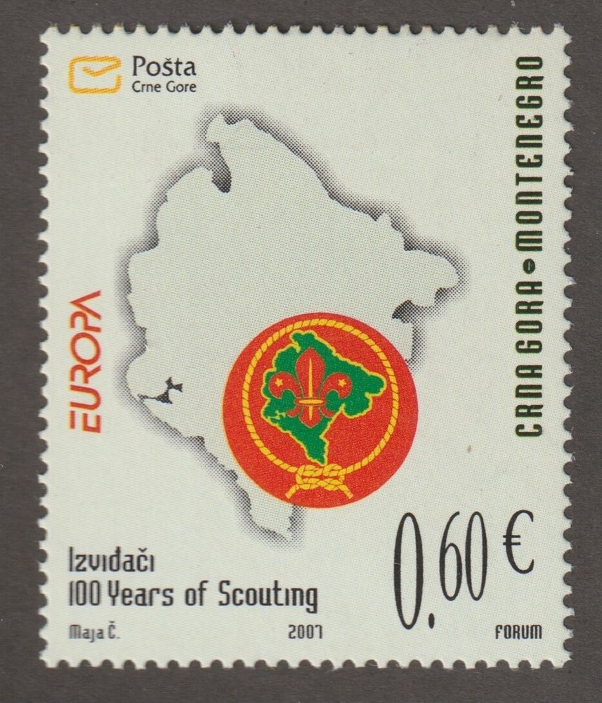 Montenegro 2007 #157-58 Europa Issue (Scouting Centenary) - MNH