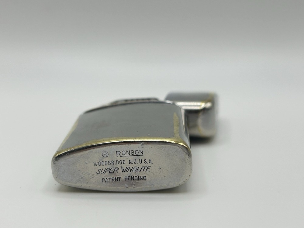 Vintage US Army Ronson Super WindLite Lighter Fort Jackson SC