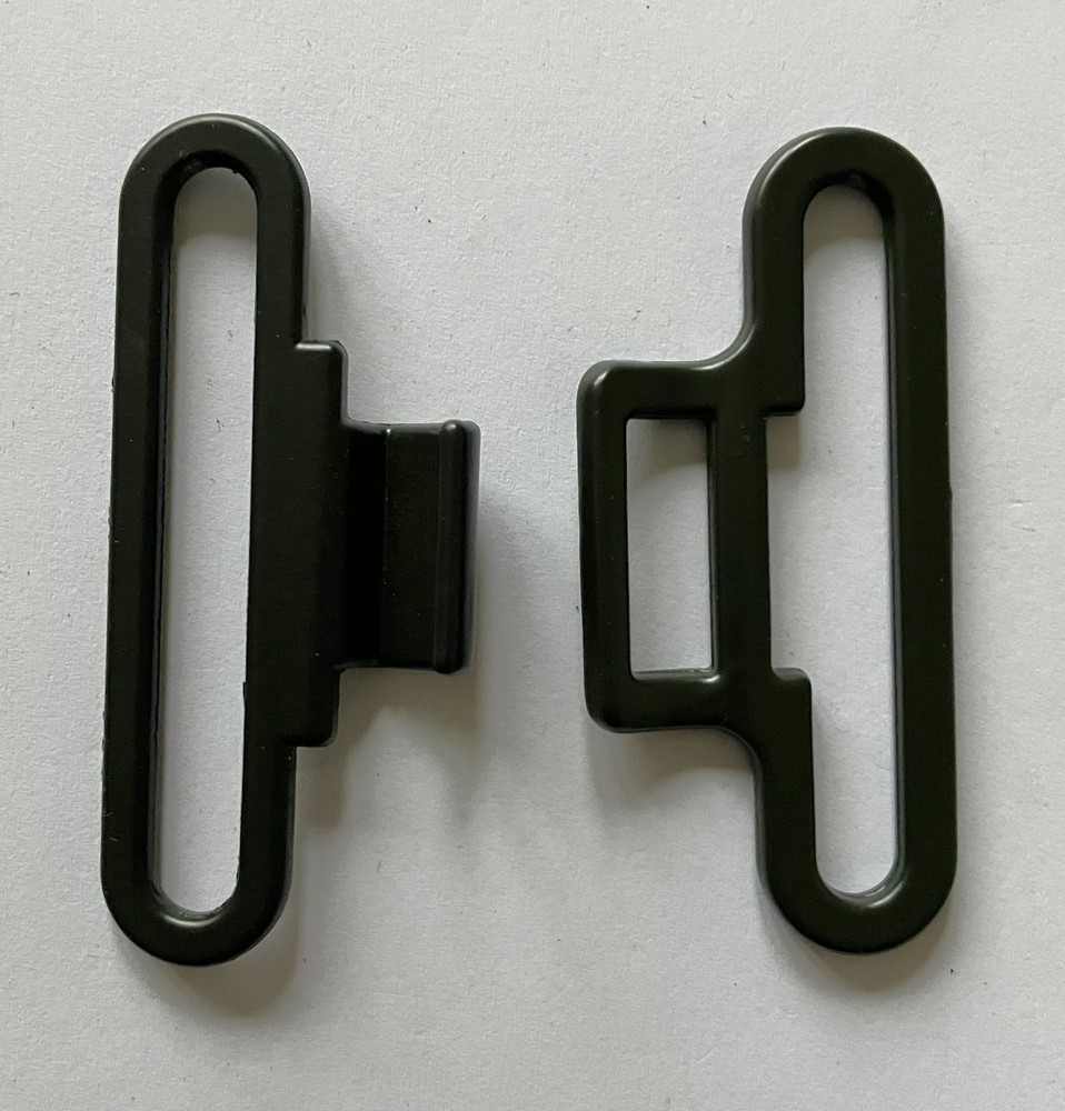 British military buckle quick release fasteners, one pair