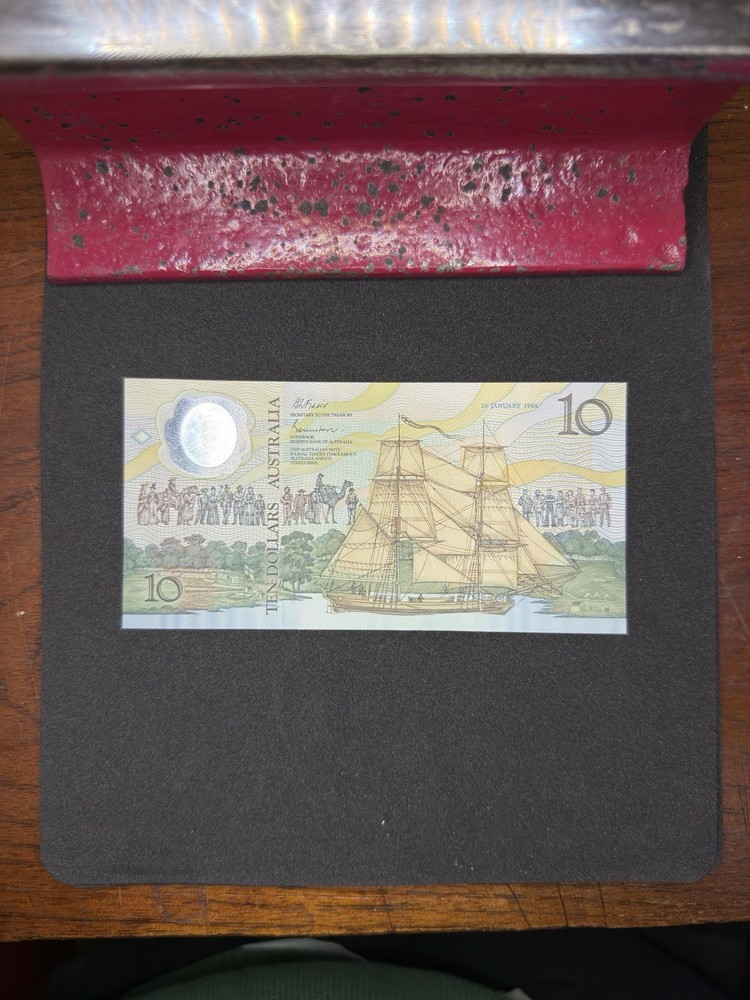 1988 $10 Bicentennial Polymer Note X2
