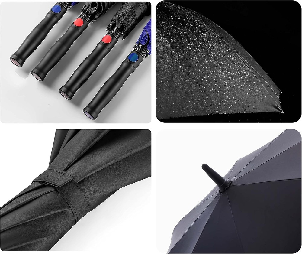 Automatic Open Golf Umbrella，Extra-Large Oversized 62 Inch Windproof Rain Stick