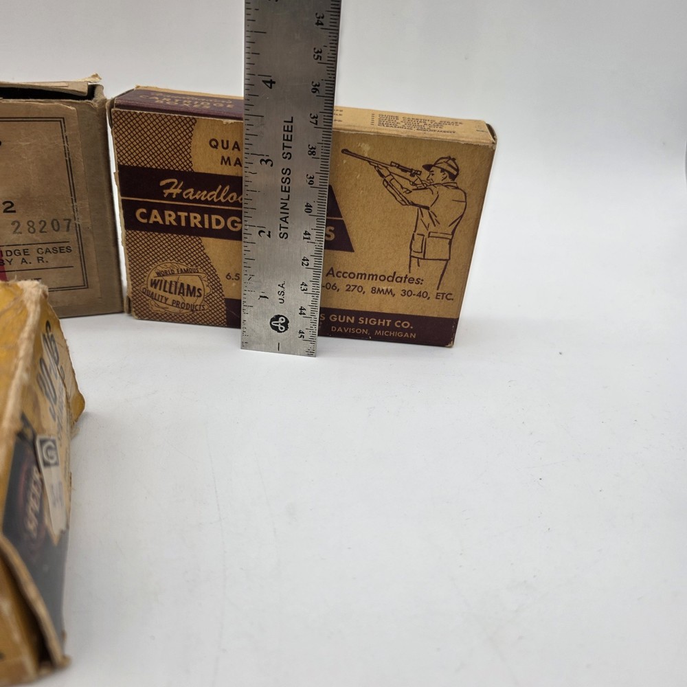 Vintage Empty Ammo Boxes For Display