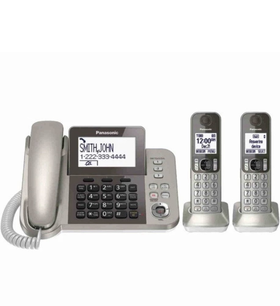 Panasonic KX-TGF352 Cordless Phone System w/ Answering Machine