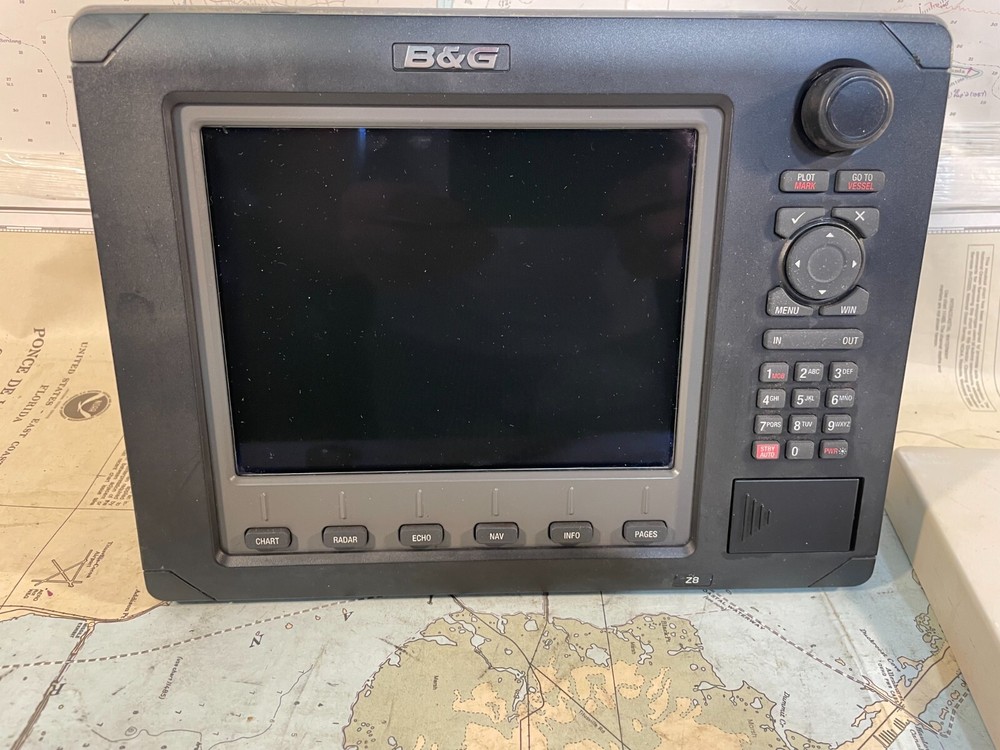 B&G Zeus Z8 Sailing Navigation / Chartplotter GPS System - Main Unit Display