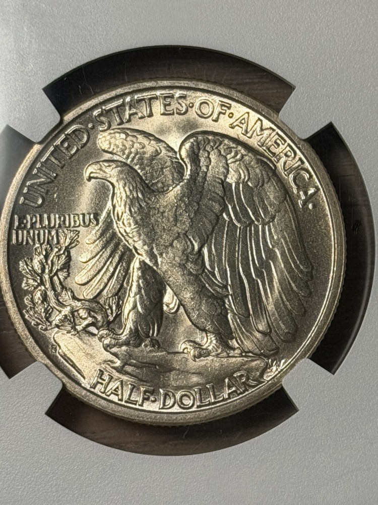 1945 S Walking Libert Half Dollar NGC MS 66