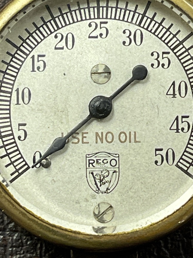 Antique REGO Regulator Gauge