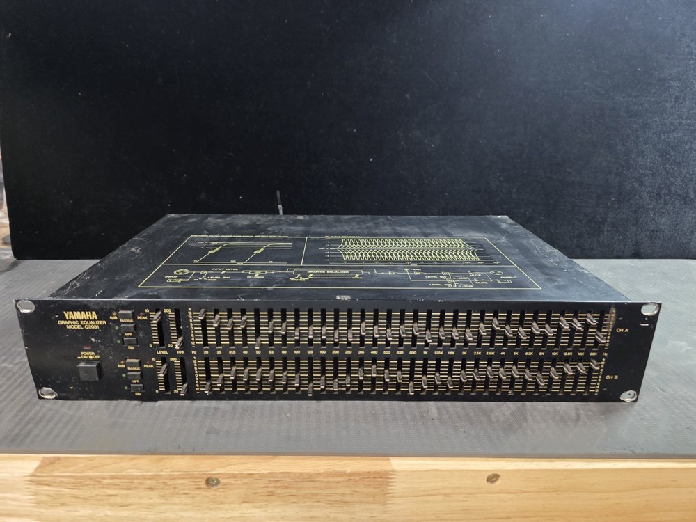 Yamaha Q2031A Graphic Equalizer 31-Band Adjust Used Condition Functioning
