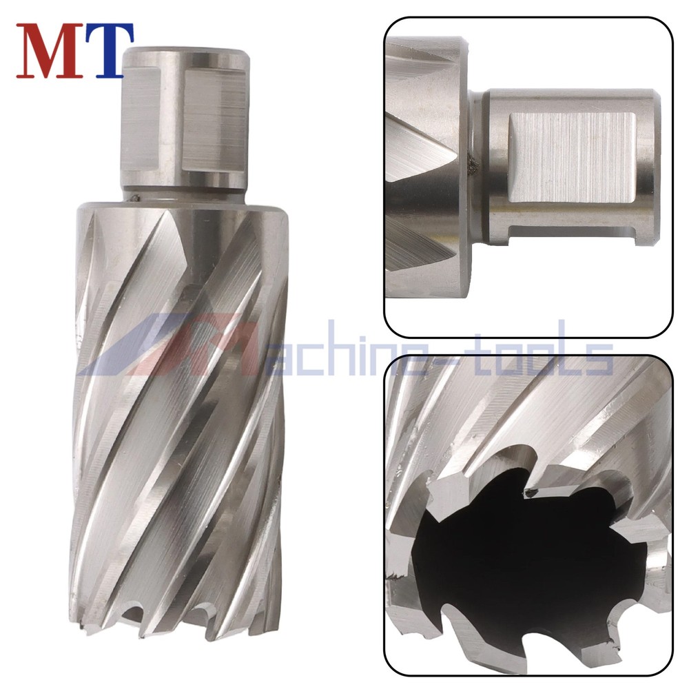 6 Pack HSS Magnetic Drill Bits Universal Shank 2" Depth Annular Cutter Set