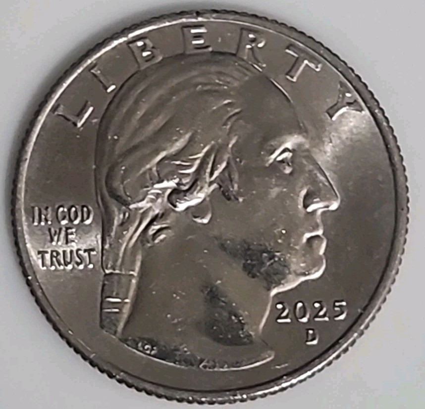 2025-D 25C U.S. Quarter Ida B. Wells (Error: In Cod We Trust)