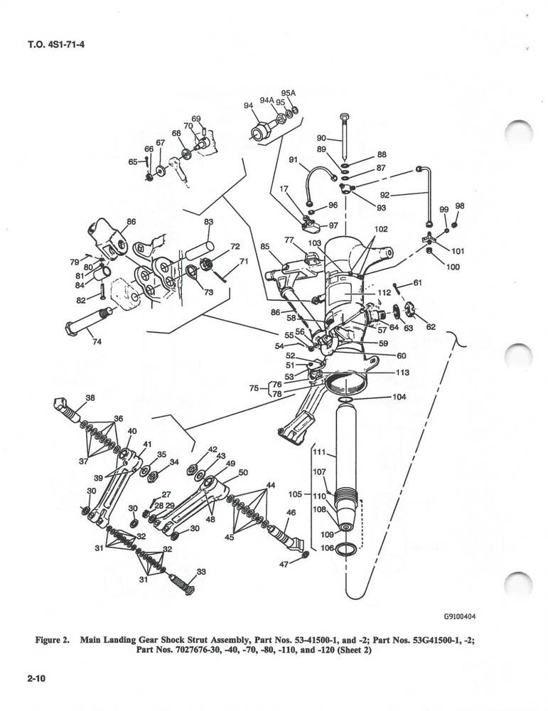 F-4 Phantom MLG Shock Strut Maint & Parts Catalogs Flight Manual - CD
