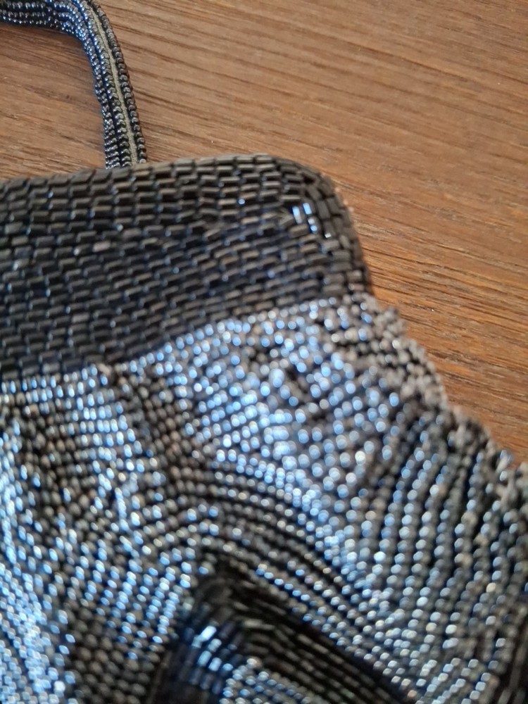 Vintage Walborg Chevron Beaded Evening Bag