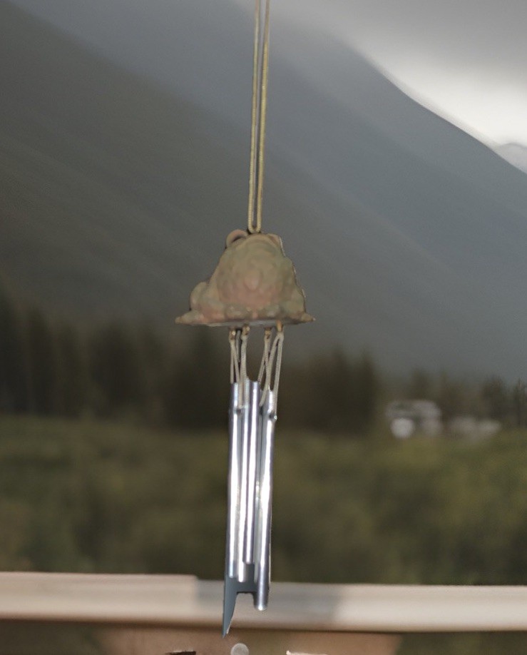 Frog Wind chime 6 Inches Length