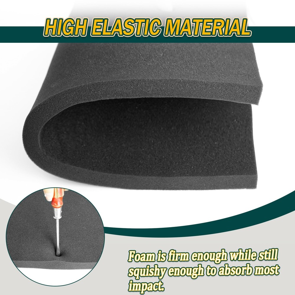 Polyethylene Foam Pads for Packing Foam Sheets Black Cuttable High Density Cu...
