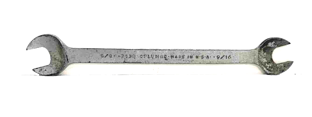 Plumb Tools~5/8" x 9/16" Open End Wrench 3430 USA