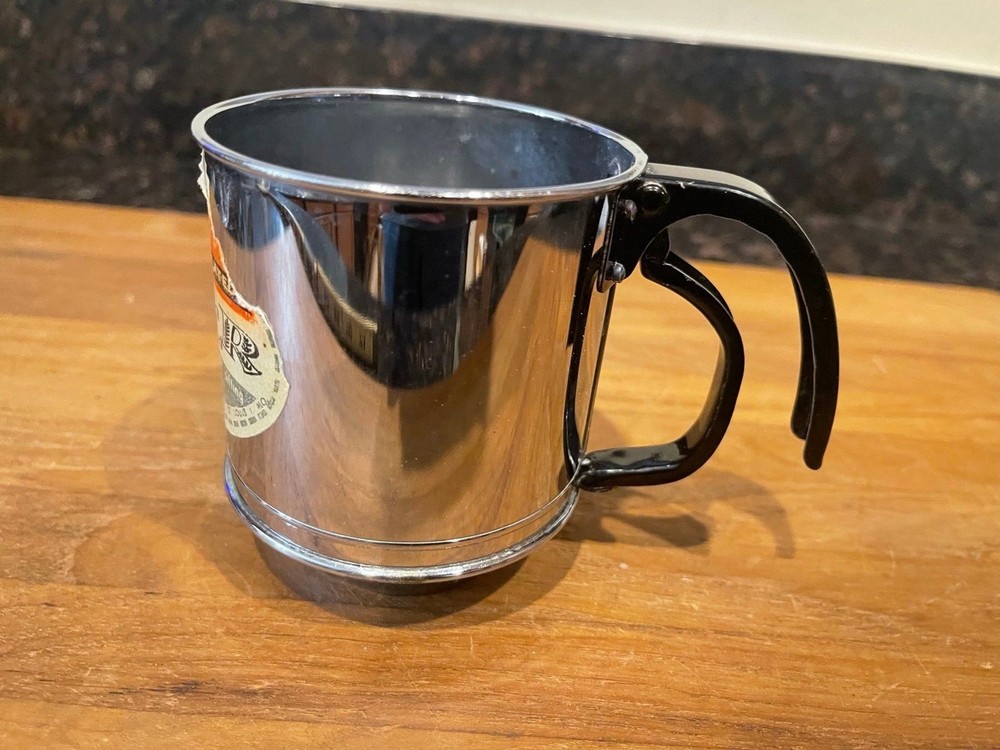 One Cup Polished Chrome Plated Sifter