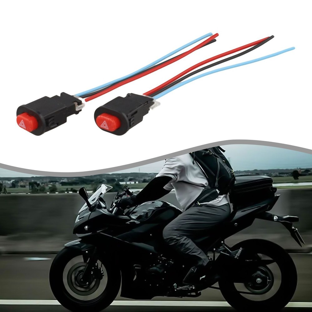 Motorbike Output Controller 2Pcs Hazard Light Switch Button for Quick Fixes