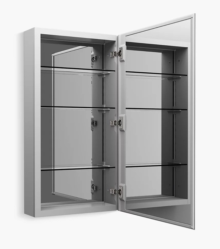 Premium XL 20" x 36" rectangular medicine cabinetK-56551-NA