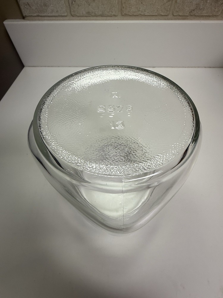 Hazel Atlas Clear Coffee Jar with Lid, #5576