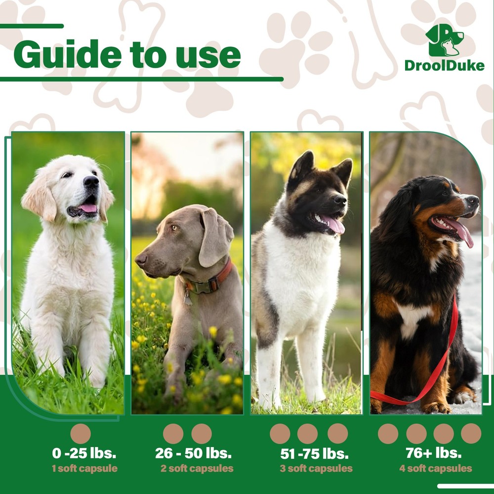 Probiotics for Dogs - Gas Support - Constipation Support - Stool Softener
