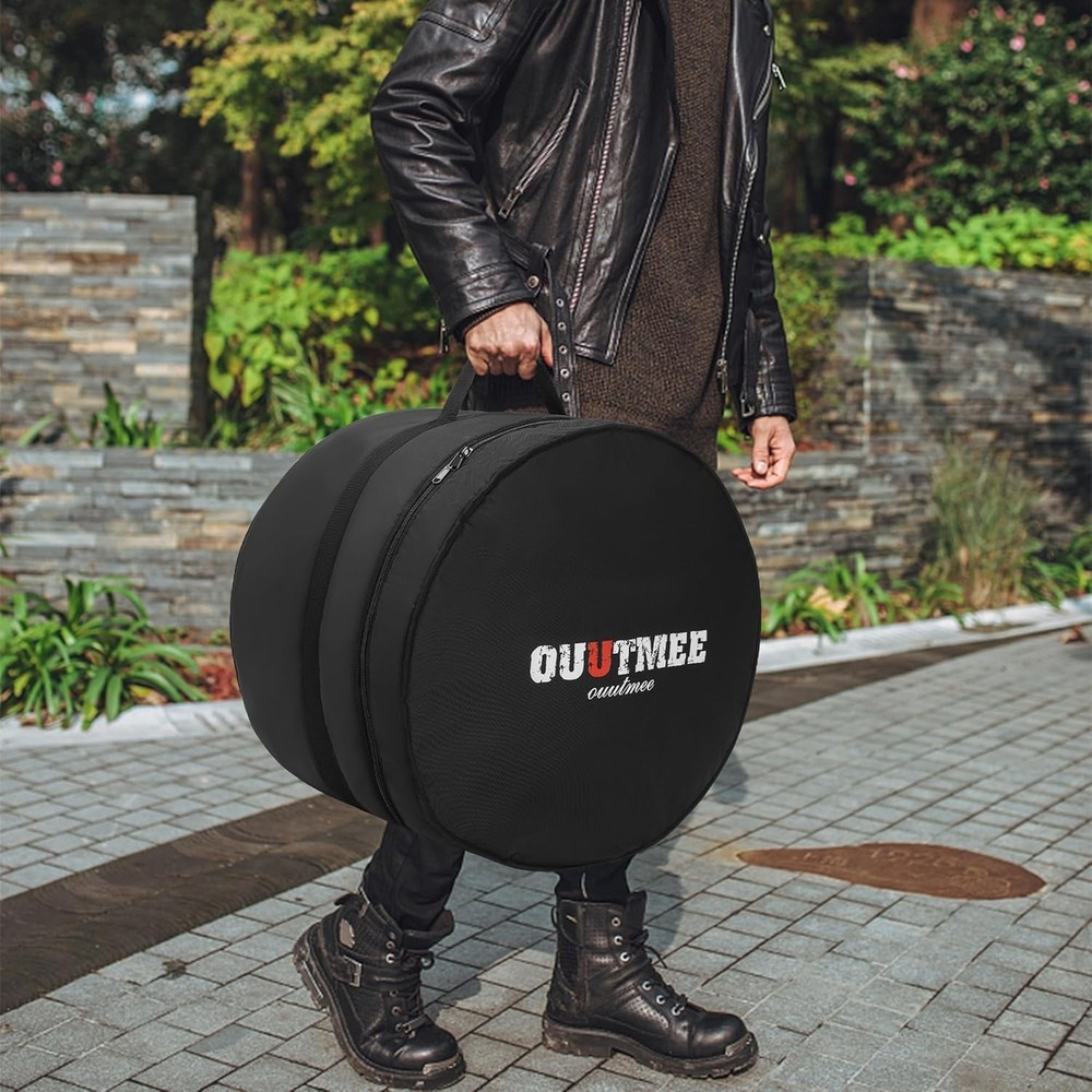 Professional 22"x18" Bass Drum Case with Luxurious Padding & Comfortable Straps
