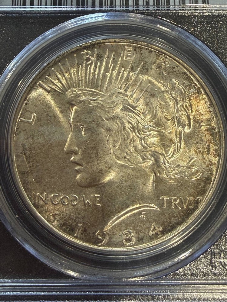 1934 D Peace Silver Dollar PCGS MS-63