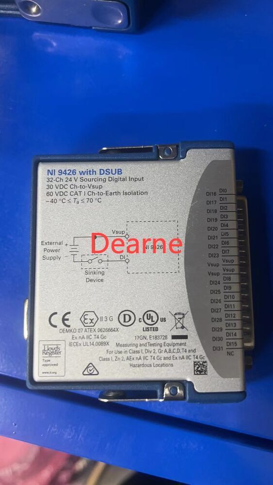 *NEW*National Instruments NI-9426 Sourcing Digital Input Module D-Susb(NI 9426 )