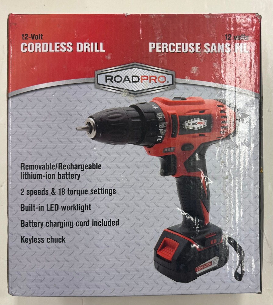 RoadPro 12-Volt Cordless Drill (RPRD21CD003)