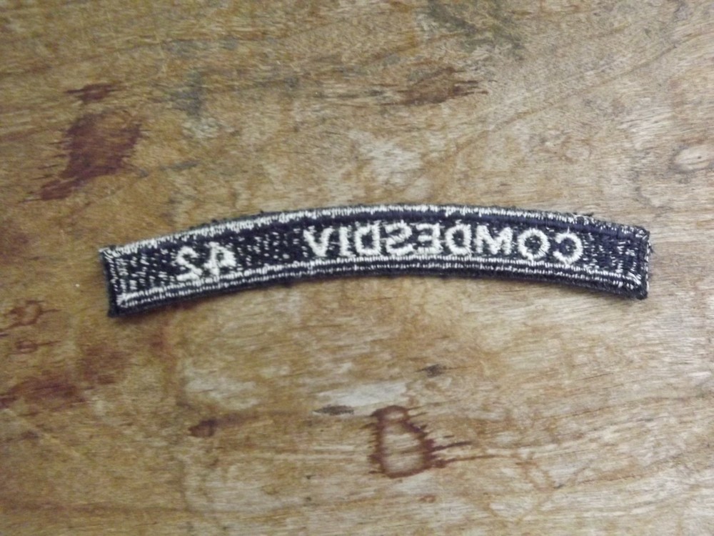 Navy COMDESDIV 42 Tab - INV# C1377