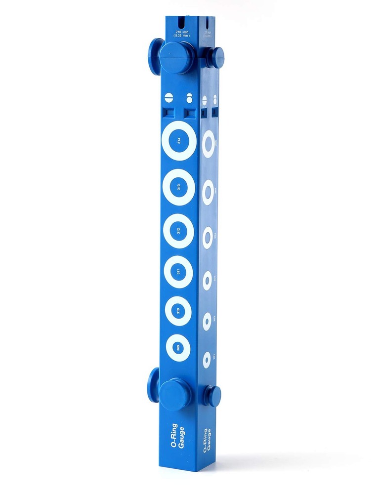 O-Ring Gauge Make Work Smart Telescoping O Ring Sizing Plastic Slide Tool Blue