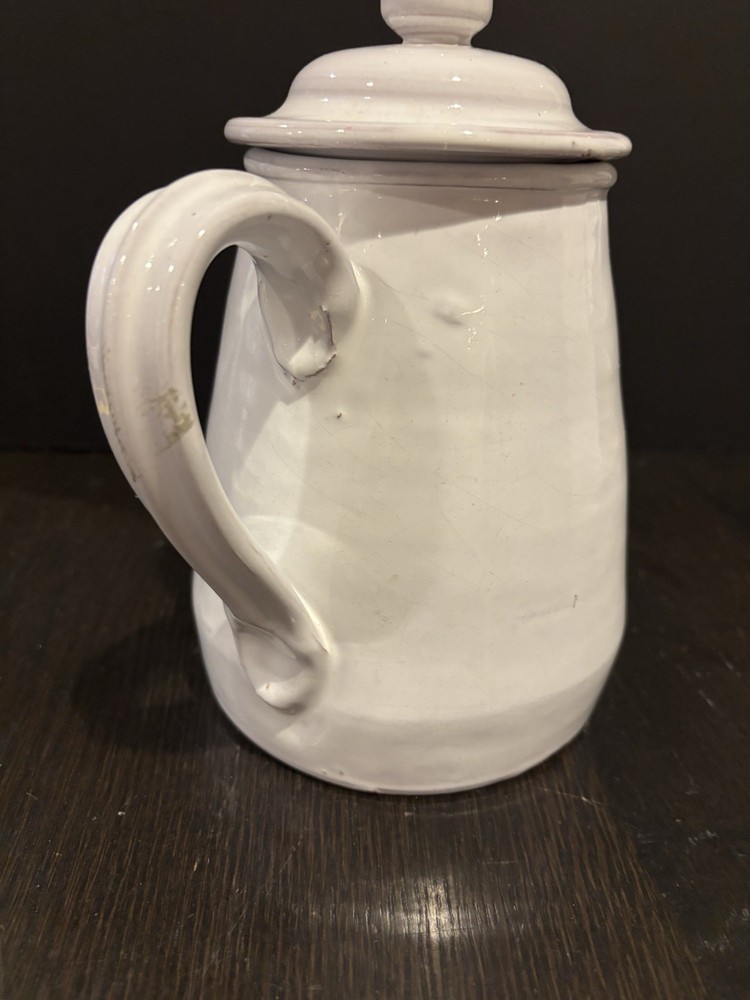 La Terrine Handpainted Pitcher With Lid