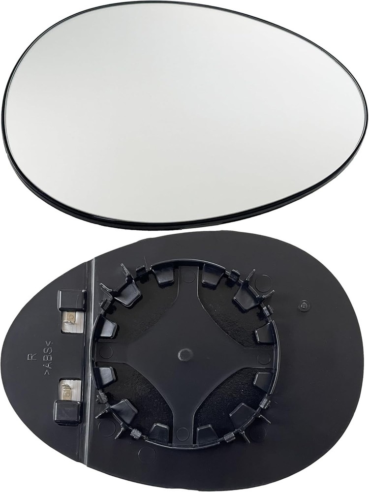 Passenger Side Heated Mirror Glass Compatible with Mini Cooper 2007-2015 Right
