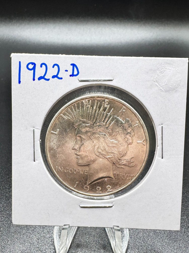 SILVER 1922-D PEACE SILVER DOLLAR BEAUTIFUL COIN