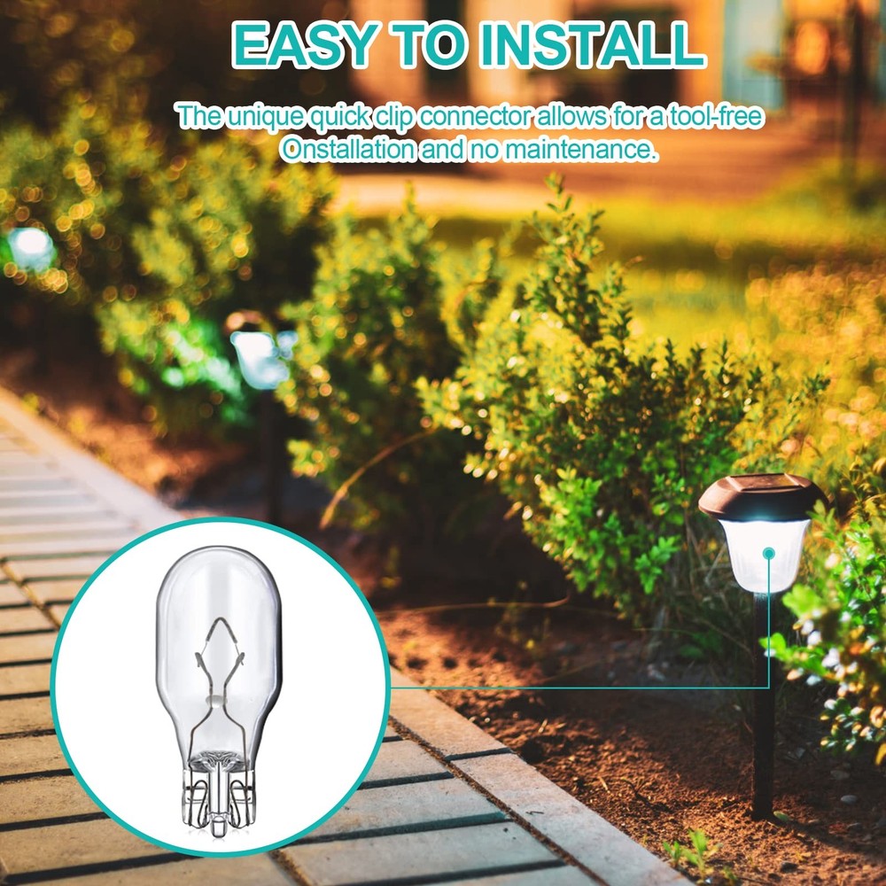 18W 12V T5 Light Bulbs for Landscape Light Bulbs/Wedge Base Low Voltage Light