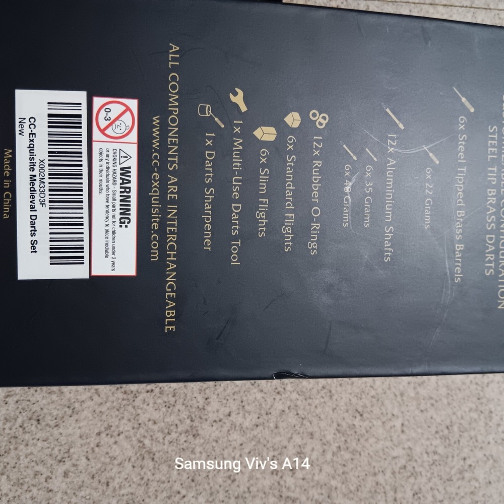 Premium Steel Tip DARTS Set MEDIEVAL