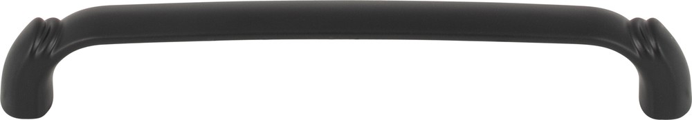 Top Knobs TK1033BLK Pomander Pull 6 5/16" (c-c) Flat Black