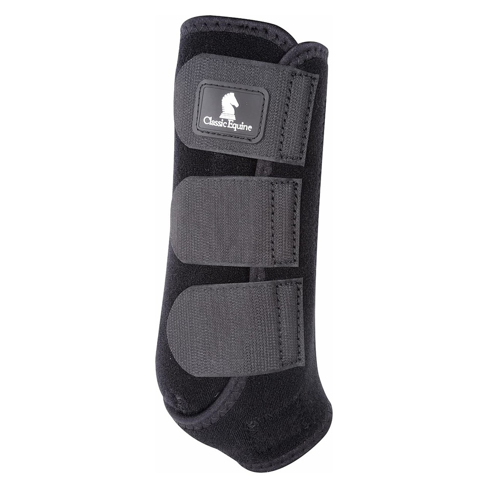 Classic Equine ClassicFit Front Leg Sling Boots, Black Medium - Not Ship CA
