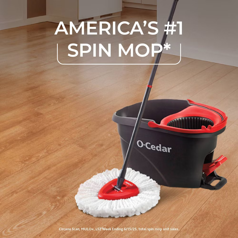 O-Cedar EasyWring Spin Mop and Bucket System