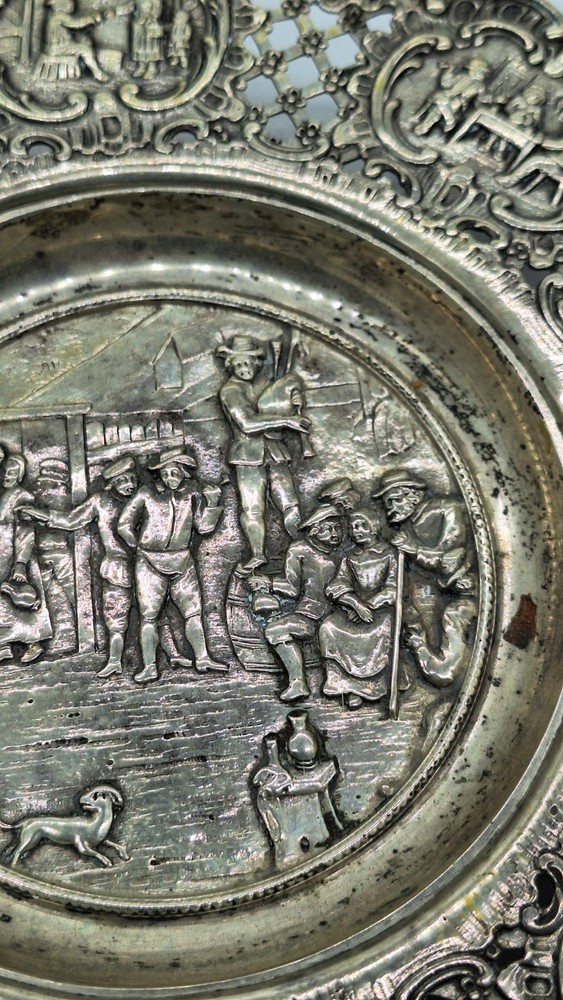 800 Silver Scrap Plate 320g