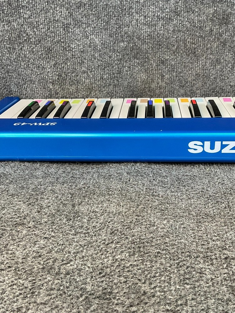 Suzuki SPW-49 USB MIDI Keyboard Controller 49 Key Blue Tested