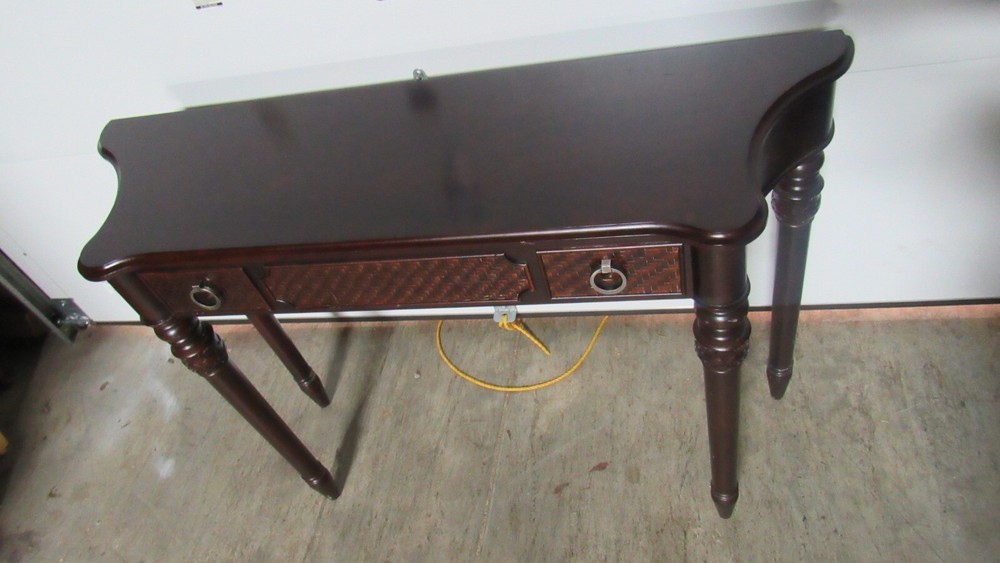 Mahogany Bombay Console Entry Table